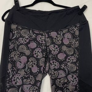 Torrid Black Butterfly Workout Leggings
